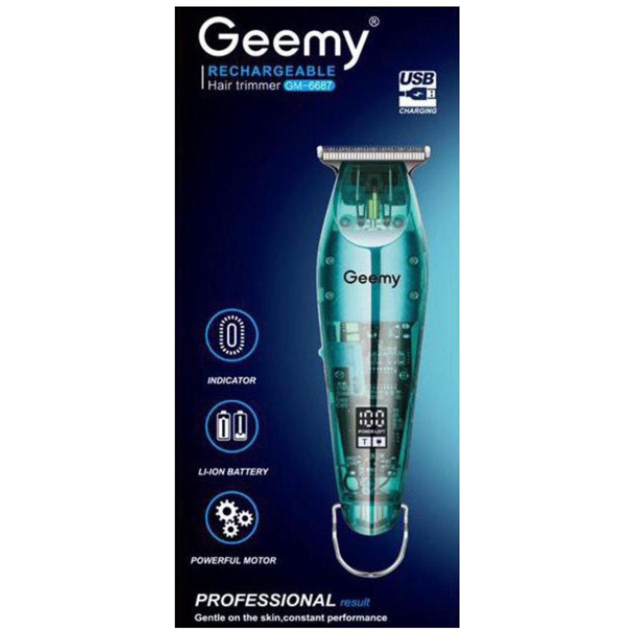 ماشین اصلاح موی بدن و صورت جیمی مدل GM-6687
