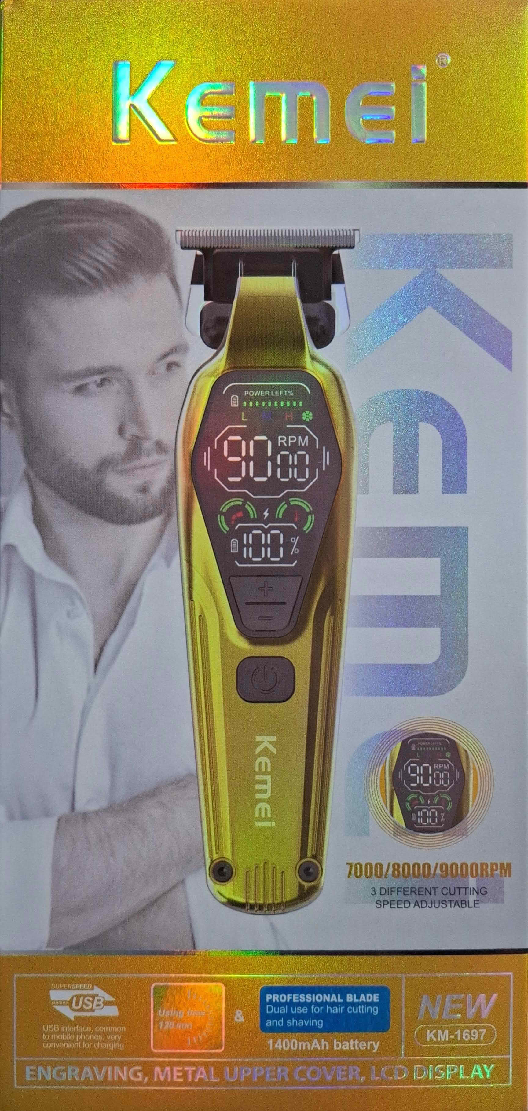 ماشین اصلاح 9000rpm کیمی مدل KM-1697
