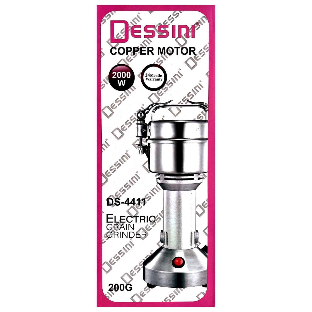آسیاب برقی 200گرمی صنعتی دسینی مدل DS-4411